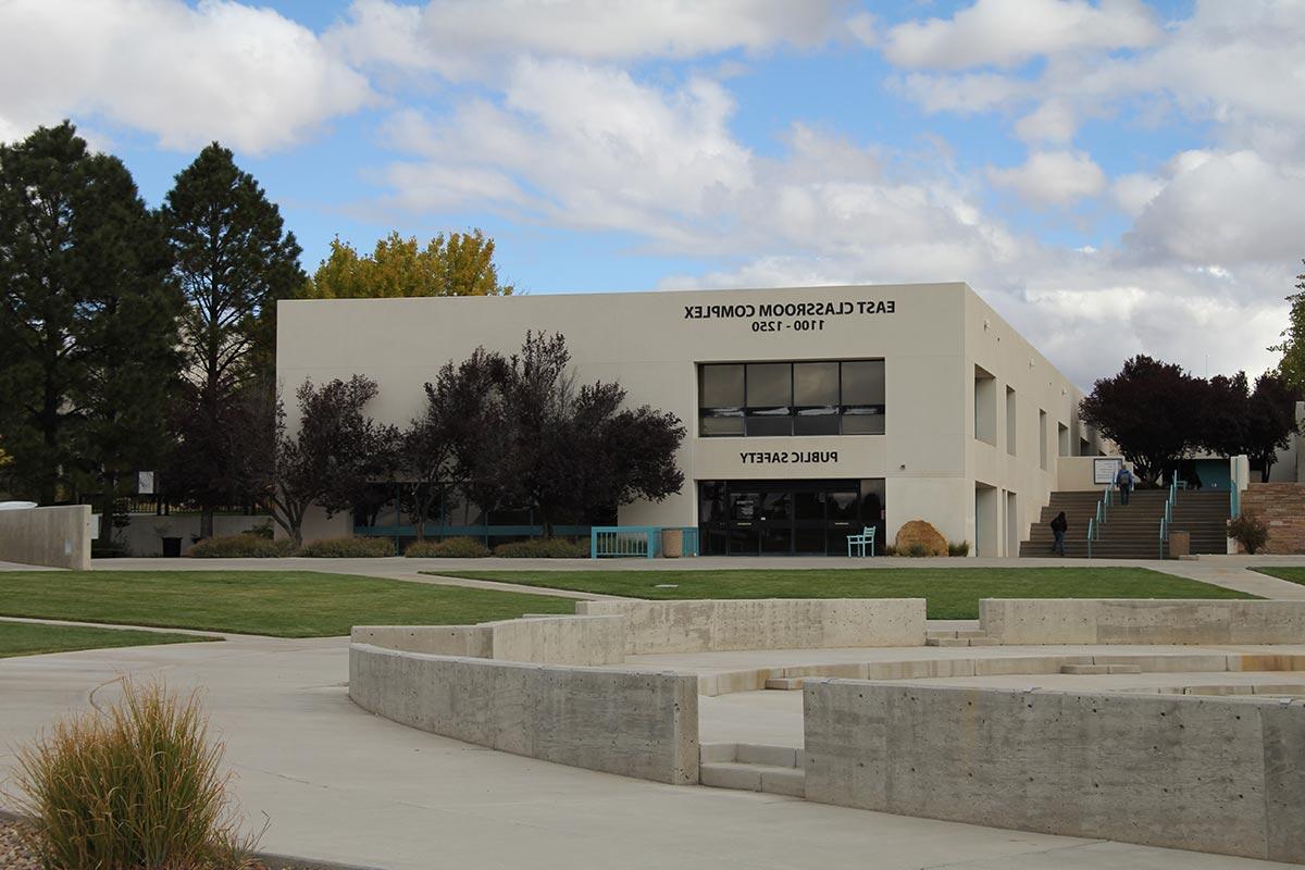 The front of the East Classroom Complex where Department of Public Safety is house at San Juan College.